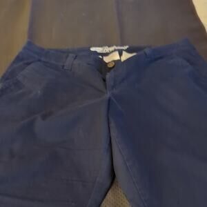 Old Navy Womens Navy Chinos Cozy Casual Boyfriend Style